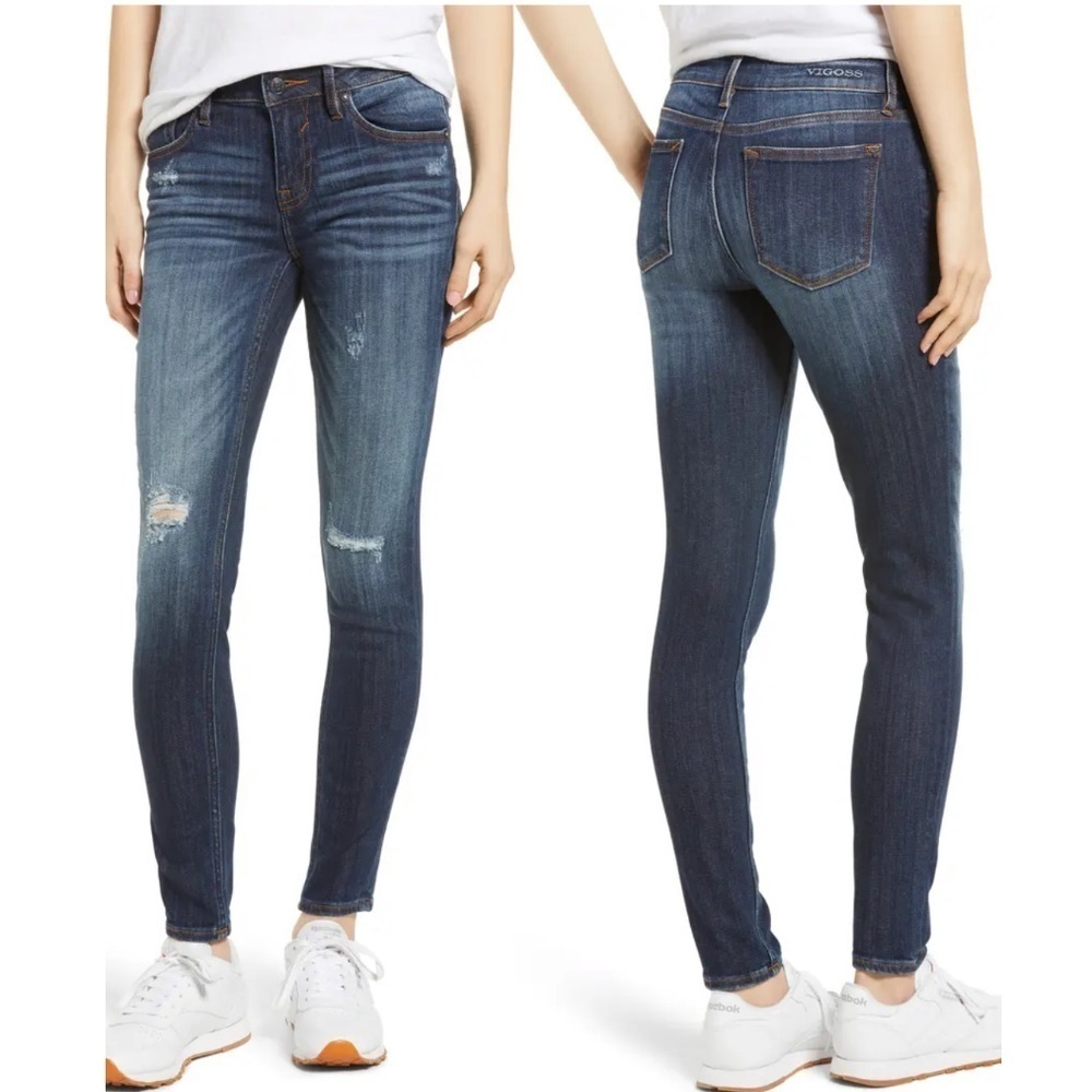 Vigoss Jagger Ripped Skinny Jeans W27/L29